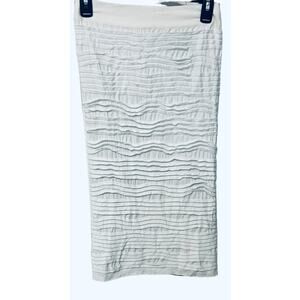 PRIME CUT STRAIGHT/PENCIL MIDI SKIRT, JUNIORS, SIZE ONE(XS), WHITE, RUCH & LAYER